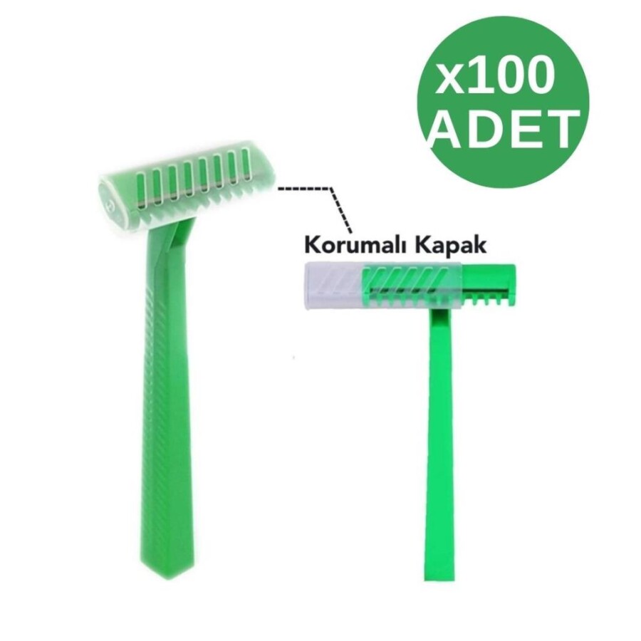Wilkinson Sword 100'lü Yeşil Banyo Erkek Tıraş Bıçağı - 1
