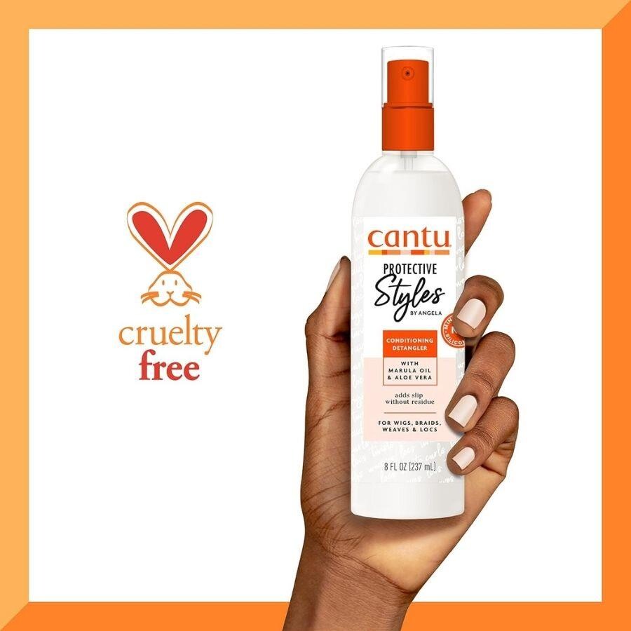  Cantu Angela'dan Koruyucu Stiller Dolaşık Açıcı Saç Spreyi 237 mL - 4