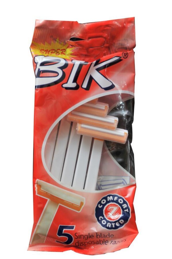 Bik Tek Bıçaklı 5 Adet Erkek Kullan At Tıraş Bıçağı - 1