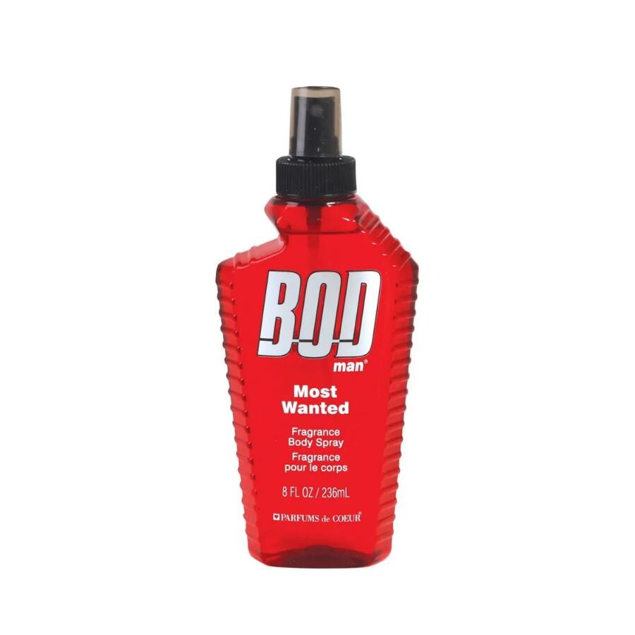 Bodman Most Wanted Erkek Vücut Spreyi – Çekici ve Kalıcı Koku, 236 mL - 1