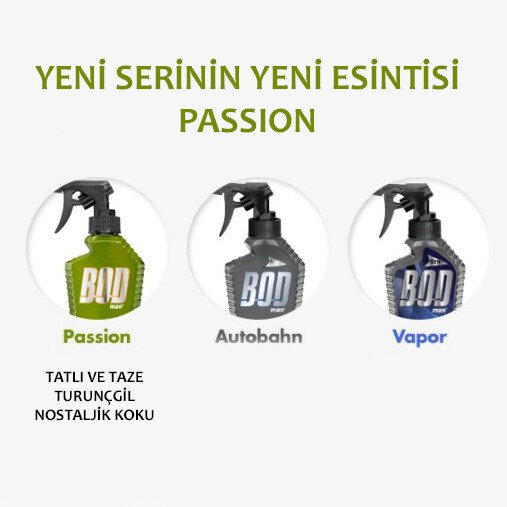 Bodman Passion Vücut Spreyi 236 ml - 3