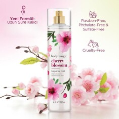Bodycology Cherry Blossom Fragrance Mist Kiraz Çiçeği Kokulu Kadın Vücut Spreyi - 5