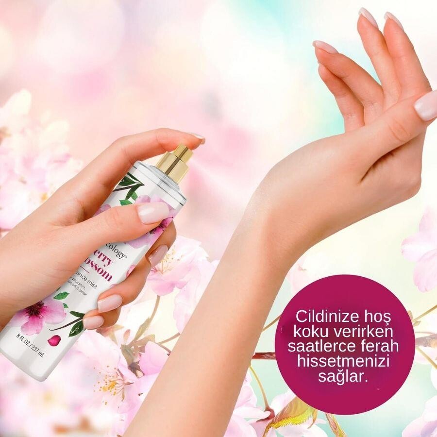 Bodycology Cherry Blossom Fragrance Mist Kiraz Çiçeği Kokulu Kadın Vücut Spreyi 237mL - 2