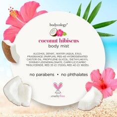Bodycology Coconut Hibiscus Fragrance Mist Hindistanceviz ve Hibiskus Kokulu Kadın Vücut Spreyi - 7