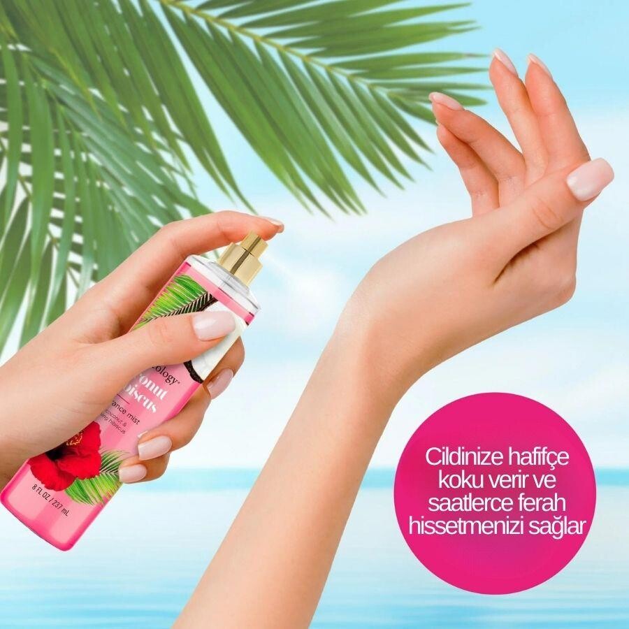 Bodycology Coconut Hibiscus Fragrance Mist Hindistanceviz ve Hibiskus Kokulu Kadın Vücut Spreyi - 4