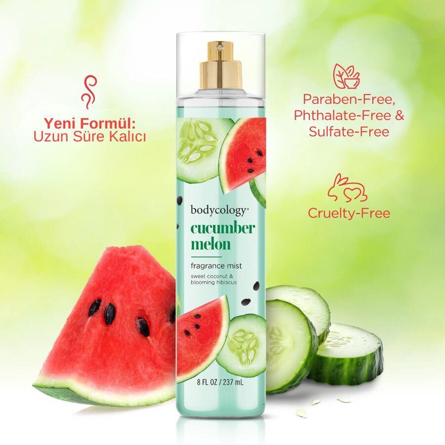 Bodycology Cucumber Melon Fragrance Misk Karpuz Kokulu Kadın Vücut Spreyi - 6