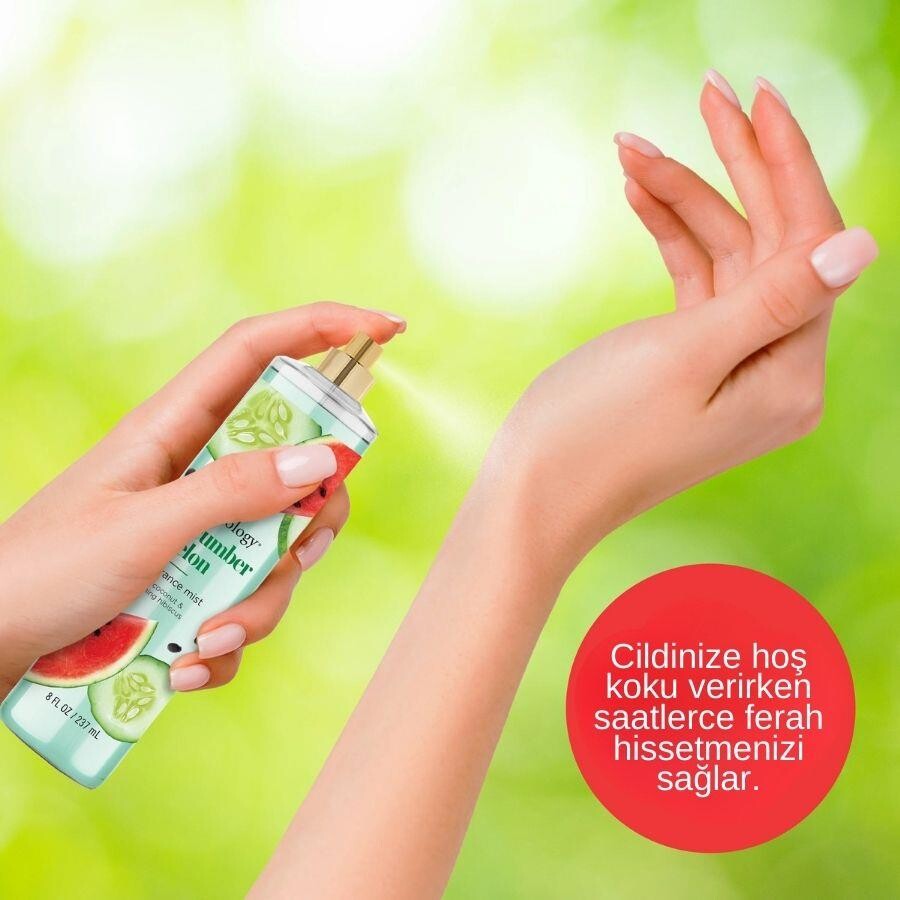 Bodycology Cucumber Melon Fragrance Misk Karpuz Kokulu Kadın Vücut Spreyi - 4
