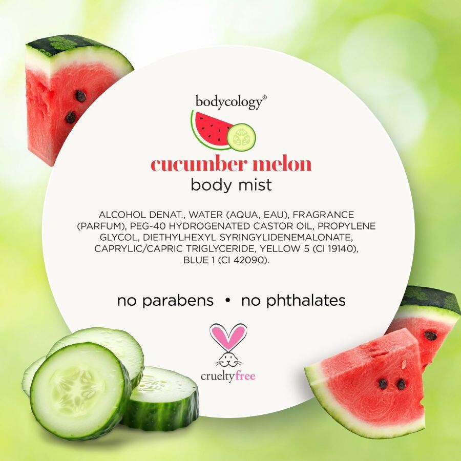 Bodycology Cucumber Melon Fragrance Misk Karpuz Kokulu Kadın Vücut Spreyi - 7