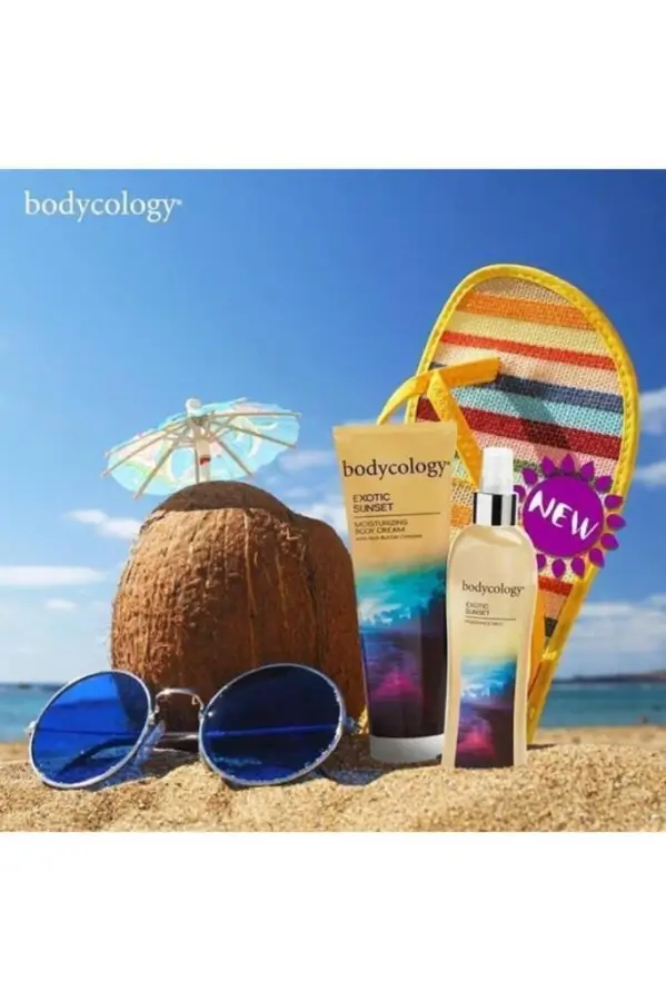 Bodycology Exotic Sunset Kadın Vücut Spreyi – Tropikal Meyve ve Vanilya Kokulu, 237 mL - 2
