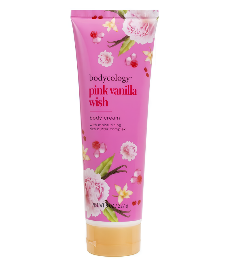Bodycology Pink Wanilla Wish Vanilya Çiçeksi Kadın Vücut Kremi 227 g - 1