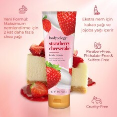 Bodycology Strawberry Cheesecake Çilekli Kadın Vücut Kremi - 2