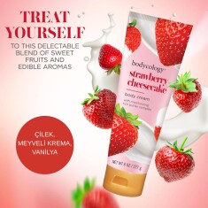 Bodycology Strawberry Cheesecake Çilekli Kadın Vücut Kremi - 5