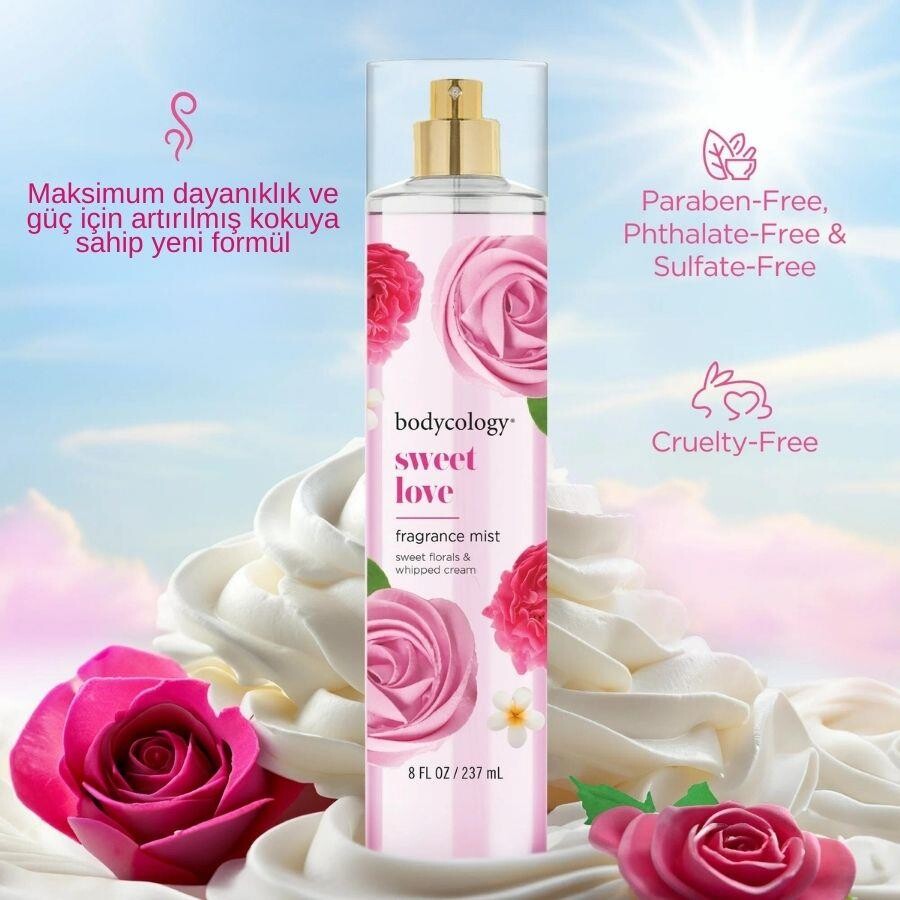 Bodycology Sweet Love Fragrance Mist Çiçeksi Kadın Vücut Spreyi - 5