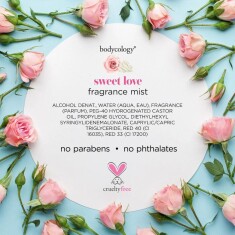 Bodycology Sweet Love Fragrance Mist Çiçeksi Kadın Vücut Spreyi - 8