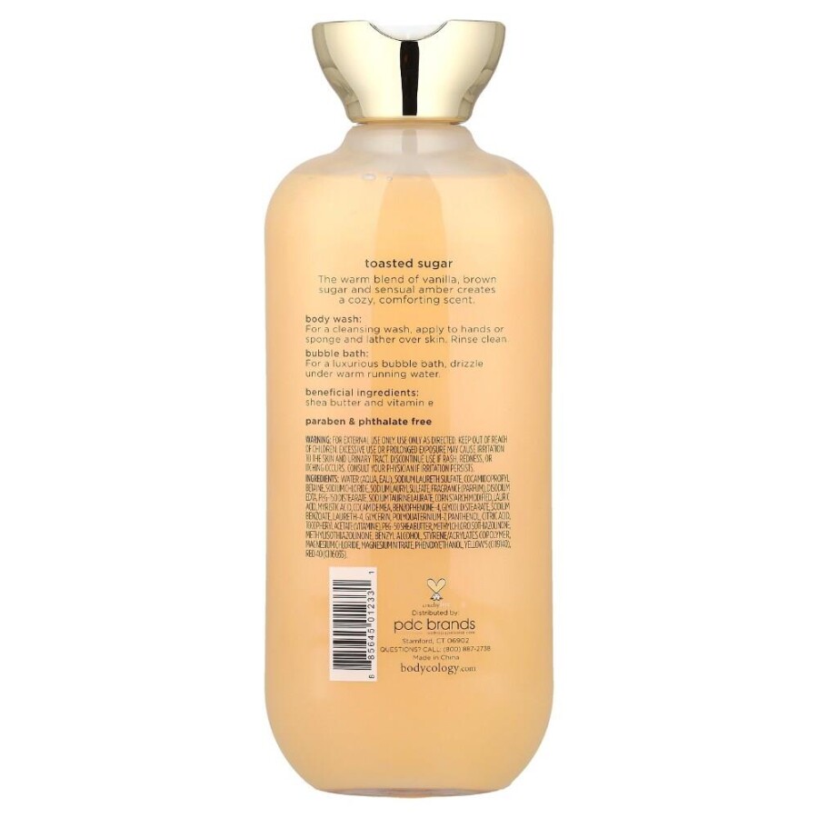 Bodycology Toasted Sugar Karamel ve Vanilya Kokulu Duş Jeli 473 mL - 2