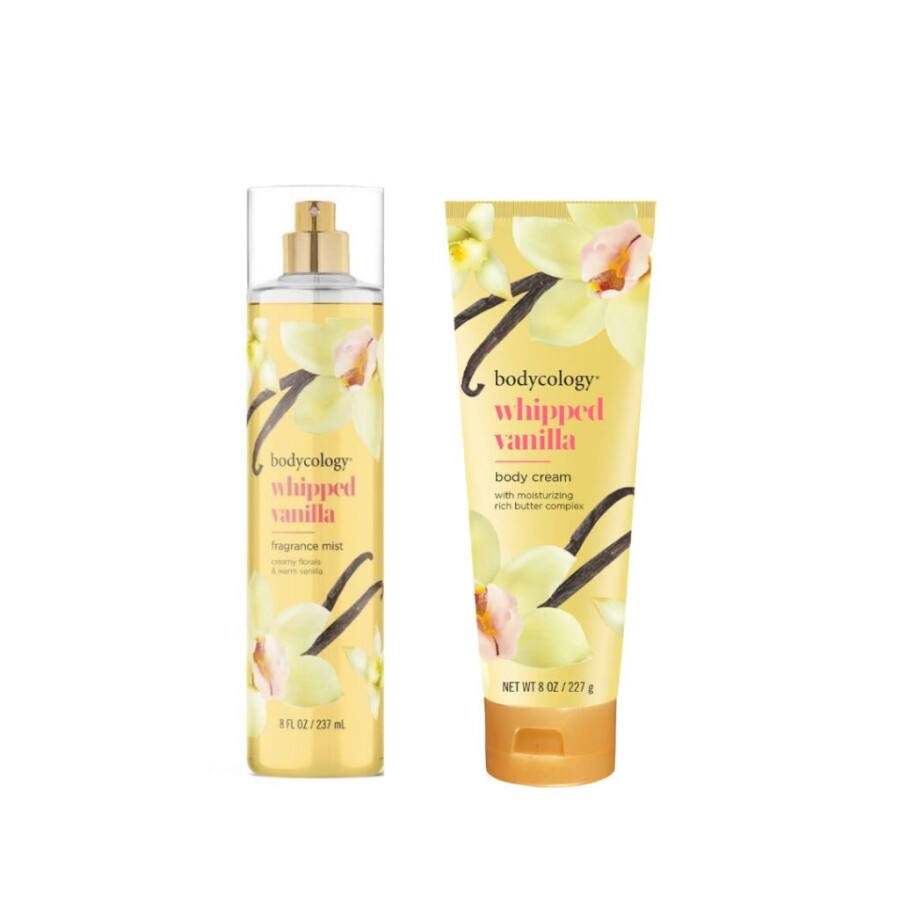 Bodycology Whipped Vanilla Fragrance Mist Vanilya Kokulu Kadın Vücut Spreyi + Vücut Kremi Seti - 1