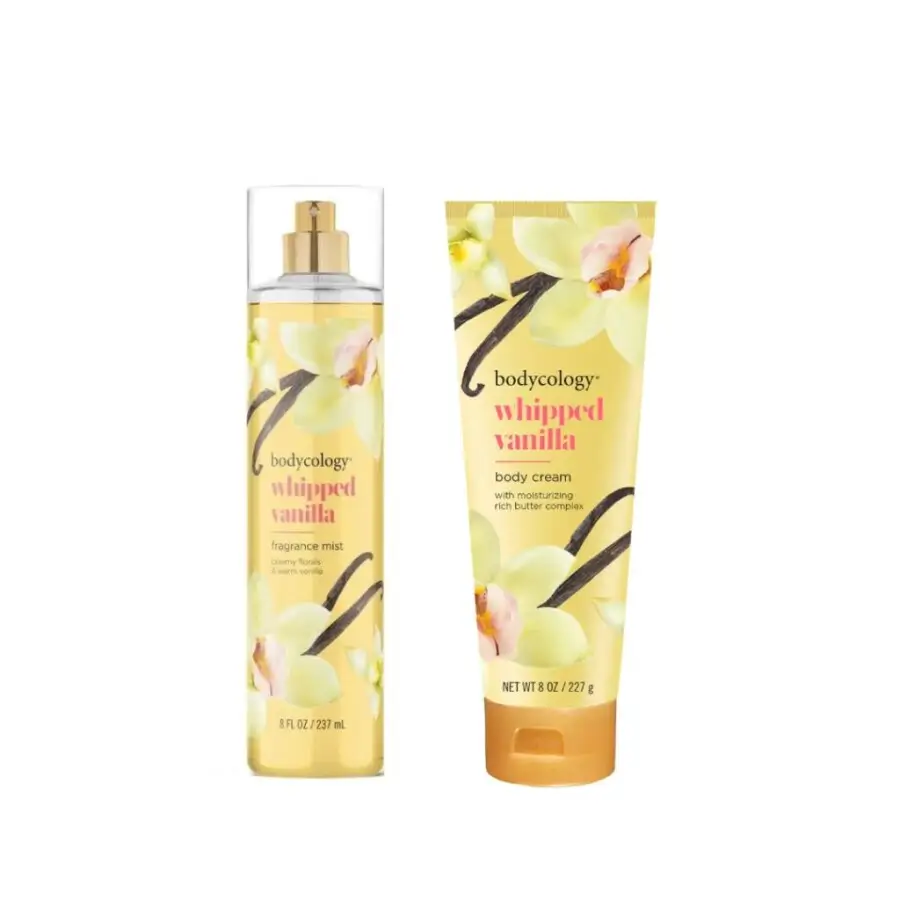 Bodycology Whipped Vanilla Fragrance Mist Vanilya Kokulu Kadın Vücut Spreyi + Vücut Kremi Seti - 1
