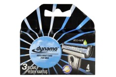 Dynamo Erkek Üç Bıçaklı Yedek Kartuş 4 Adet - Dynamo