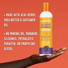 Cantu Acai Berry Bukle Aktivatör Krem 355 mL - 6