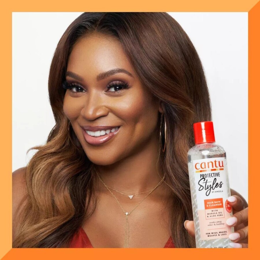 Cantu Angela Koruyucu Stiller Peruk, Örgülü, Rasta, Postiş, Kıvırcık Saç Temizleyici Ve Arındırıcı 296 ml - 2