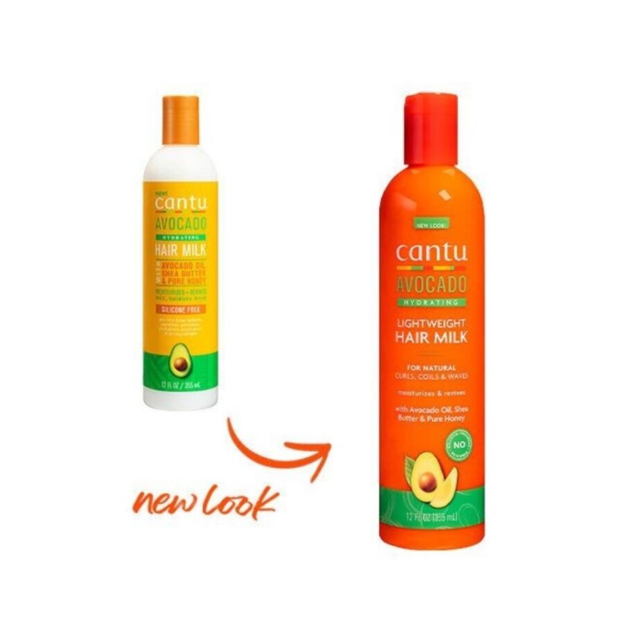 Cantu Avocado Hydrating Kıvırcık ve Dalgalı Saçlar için Hafif Nemlendirici Saç Sütü 355ml - 2