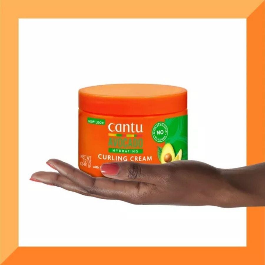 Cantu Avokado Kıvırcık ve Dalgalı Saçlar İçin Nemlendirici Bukle Belirginleştirici 340 gr - 4