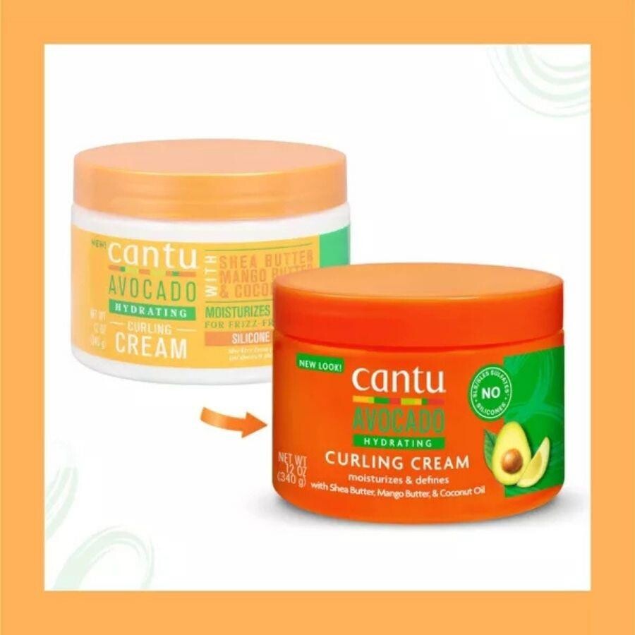 Cantu Avokado Nemlendirici Bukle Belirginleştirici Saç Kremi 340 gr -Kıvırcık ve Dalgalı Saçlar - 2