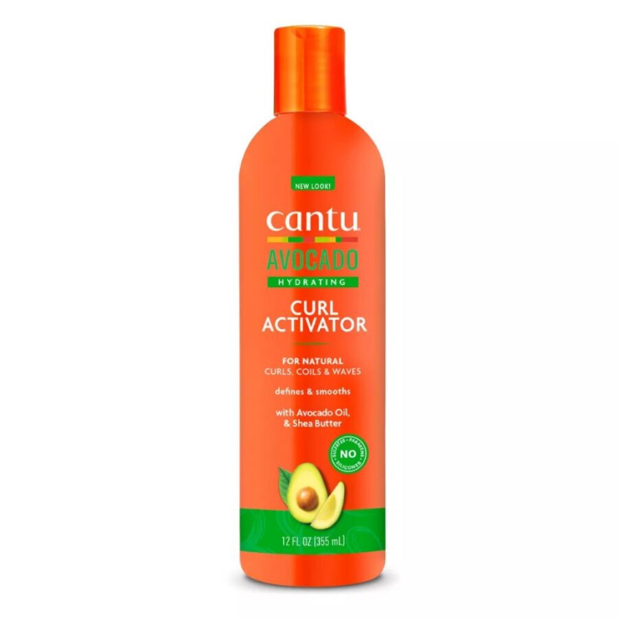 Cantu Avokadolu Bukleleri Belirginleştiren Saç Kremi 355mL-Kıvırcık, Dalgalı Saçlar - 1