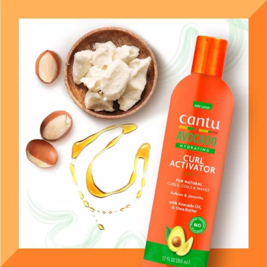 Cantu Avokadolu Bukleleri Belirginleştiren Saç Kremi 355mL-Kıvırcık, Dalgalı Saçlar - 4