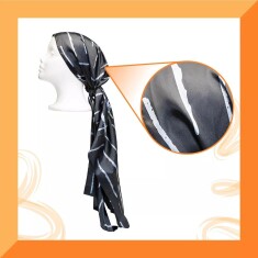 Cantu Bukleleri Koruyucu Saten Uyku Eşarbı - 4