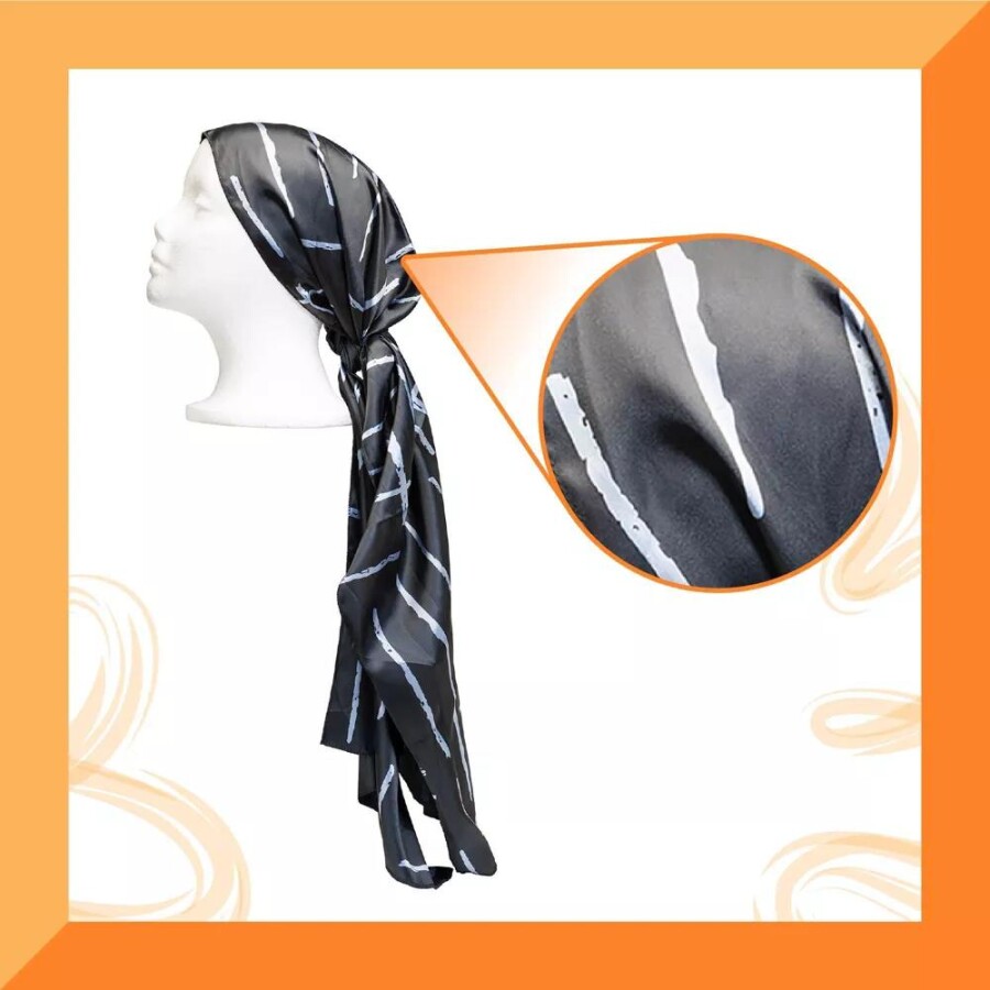 Cantu Bukleleri Koruyucu Saten Uyku Eşarbı - 4