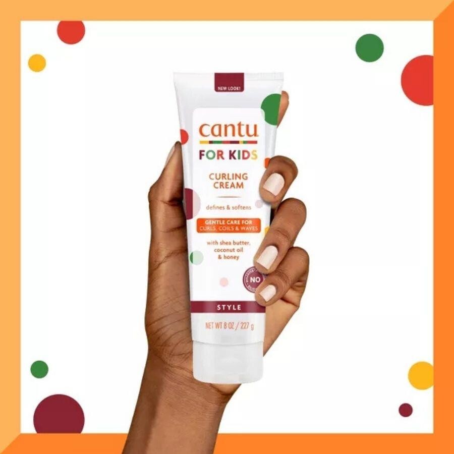 Cantu Kids Kıvırcık ve Dalgalı Saçlı Çocuklar için Bukle Belirginleştirici Saç Kremi 227 gr - 2