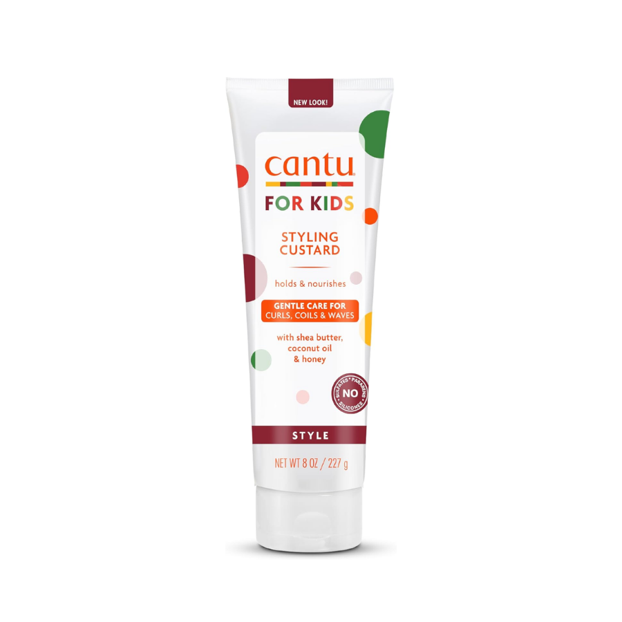 Cantu Kids Kıvırcık ve Dalgalı Saçlı Çocuklar İçin Saç Şekillendirici Ballı Krem 227 gr - 1