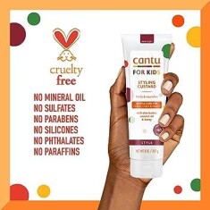 Cantu Kids Kıvırcık ve Dalgalı Saçlı Çocuklar Saç Şekillendirici Ballı Krem 227 gr - 2