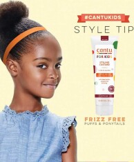 Cantu Kids Kıvırcık ve Dalgalı Saçlı Çocuklar Saç Şekillendirici Ballı Krem 227 gr - 3