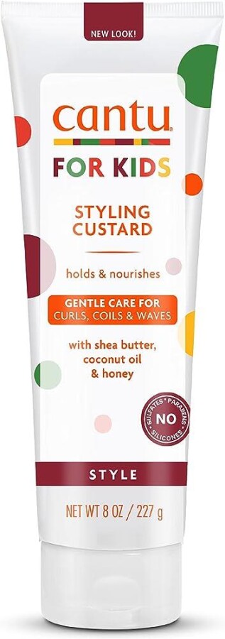 Cantu Kids Kıvırcık ve Dalgalı Saçlı Çocuklar Saç Şekillendirici Ballı Krem 227 gr - 1