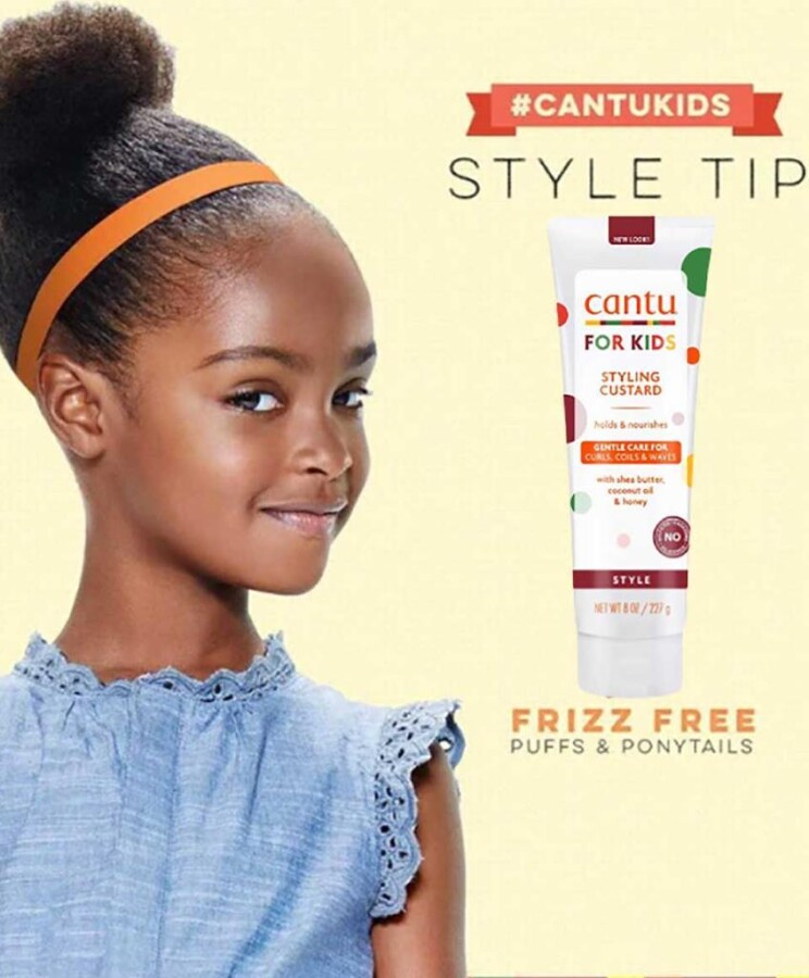 Cantu Kids Kıvırcık ve Dalgalı Saçlı Çocuklar Saç Şekillendirici Ballı Krem 227 gr - 3