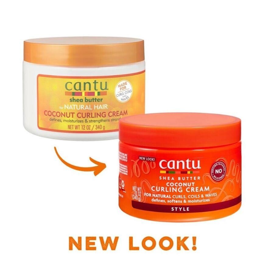 Cantu Kıvırcık ve Dalgalı Saçlar İçin Hindistan Cevizli Bukle Belirginleştirici Saç Kremi 340 gr - 2