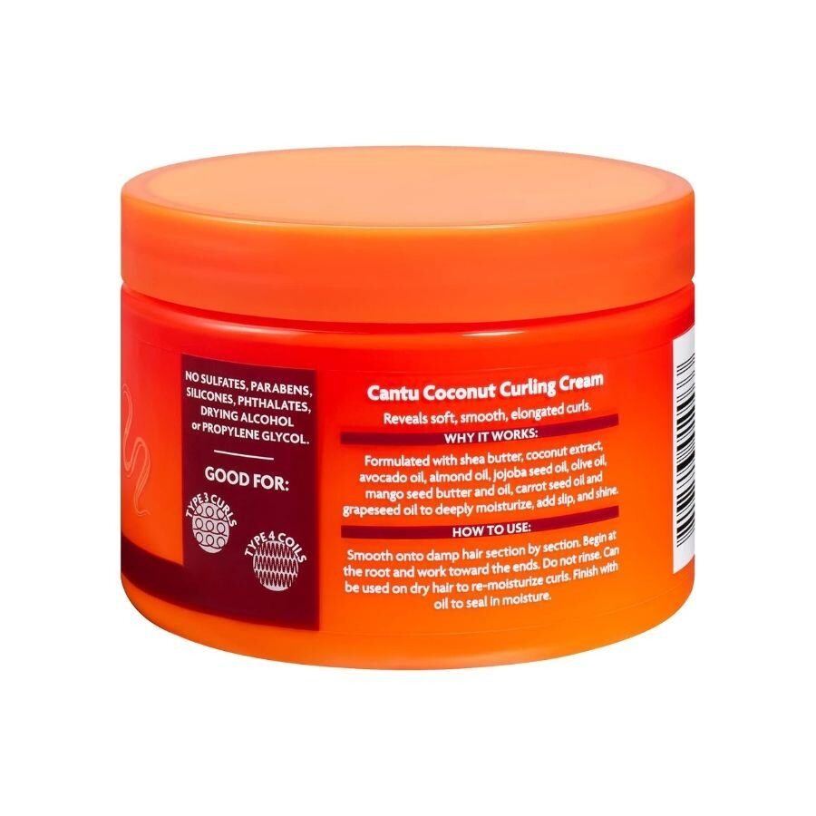 Cantu Kıvırcık ve Dalgalı Saçlar İçin Hindistan Cevizli Bukle Belirginleştirici Saç Kremi 340 gr - 3
