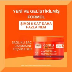 Cantu Kıvırcık ve Dalgalı Saçlar Hindistancevizli Bukle Belirginleştirici Saç Kremi 340 gr - 5