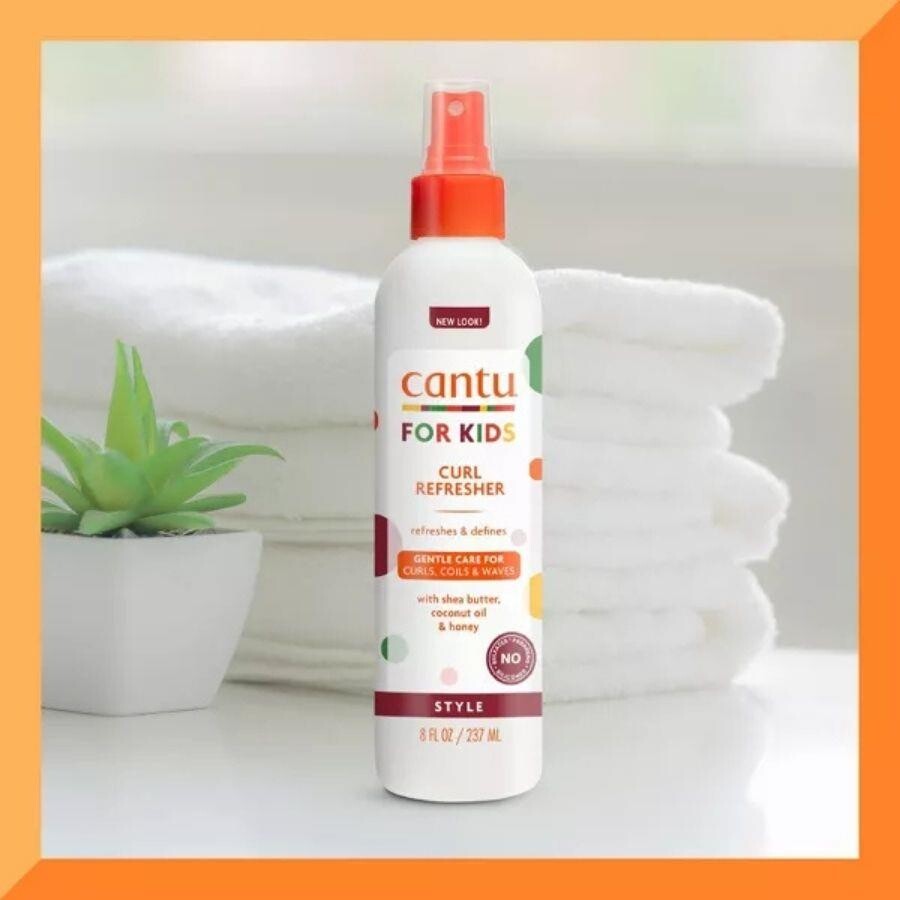 Cantu Kids Kıvrıcık ve Dalgalı Saçlı Çocuklar İçin Tazeleyici Saç Bakım Spreyi 236 mL - 3
