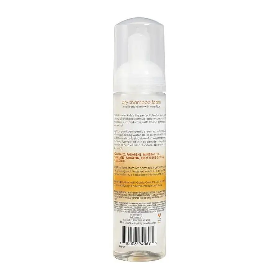 Cantu Kids Kıvırcık ve Dalgalı Saçlı Çocuklar İçin Temizleyen Nemlendiren Kuru Şampuan Köpüğü 171 mL - 2
