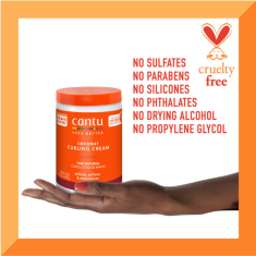 Cantu Kıvrıcık ve Dalgalı Saçlar Hindistan Cevizli Bukle Yapıcı Saç Kremi 709 gr - 8