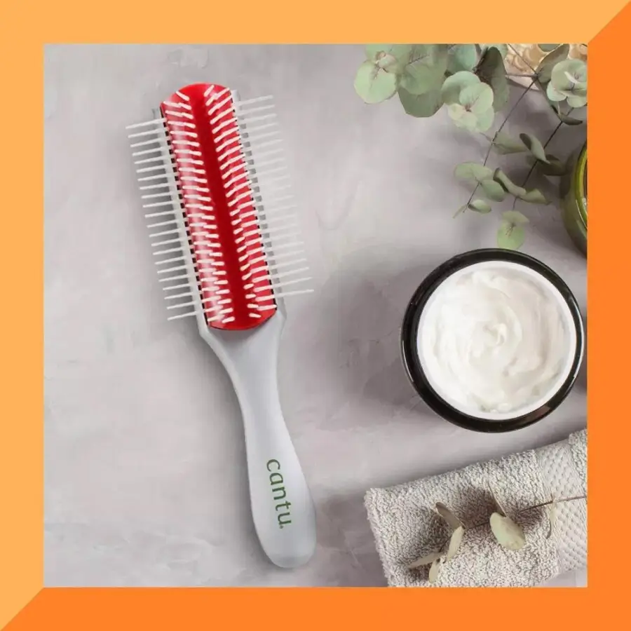 Cantu Dolaşıkları Saçı Kırmadan Çözen Ultra Kaygan Saç Fırçası - 4