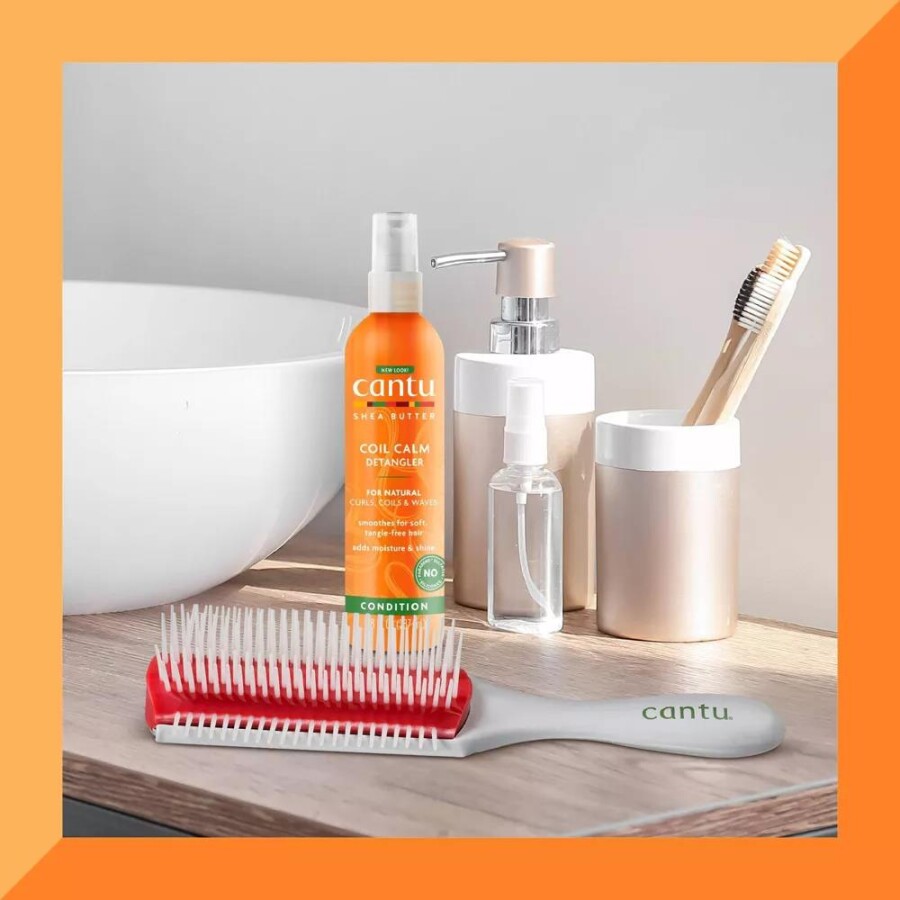 Cantu Dolaşıkları Saçı Kırmadan Çözen Ultra Kaygan Saç Fırçası - 5