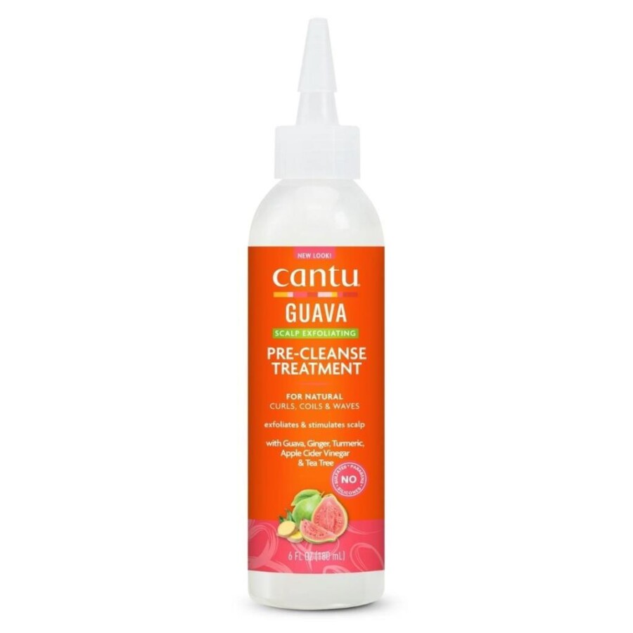 Cantu Guava & Ginger Kıvırcık ve Dalgalı Saçlar için Saç Derisi Arındırıcı Ön Temizleme Bakımı 180ml - 1