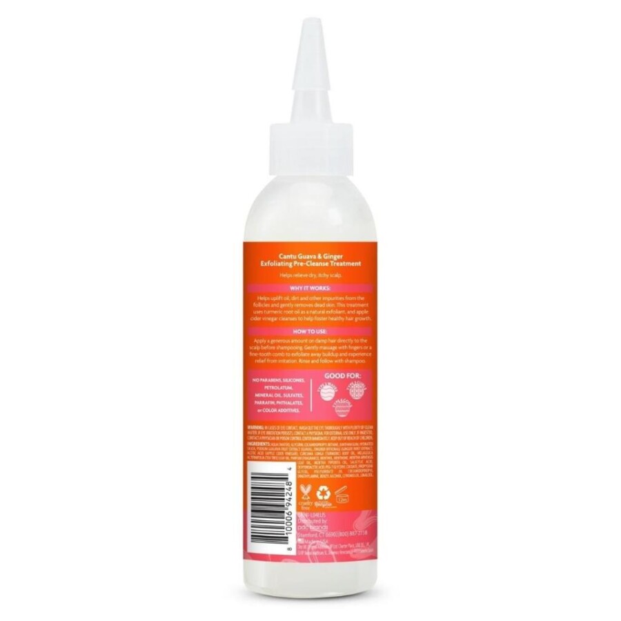 Cantu Guava & Ginger Kıvırcık ve Dalgalı Saçlar için Saç Derisi Arındırıcı Ön Temizleme Bakımı 180ml - 2