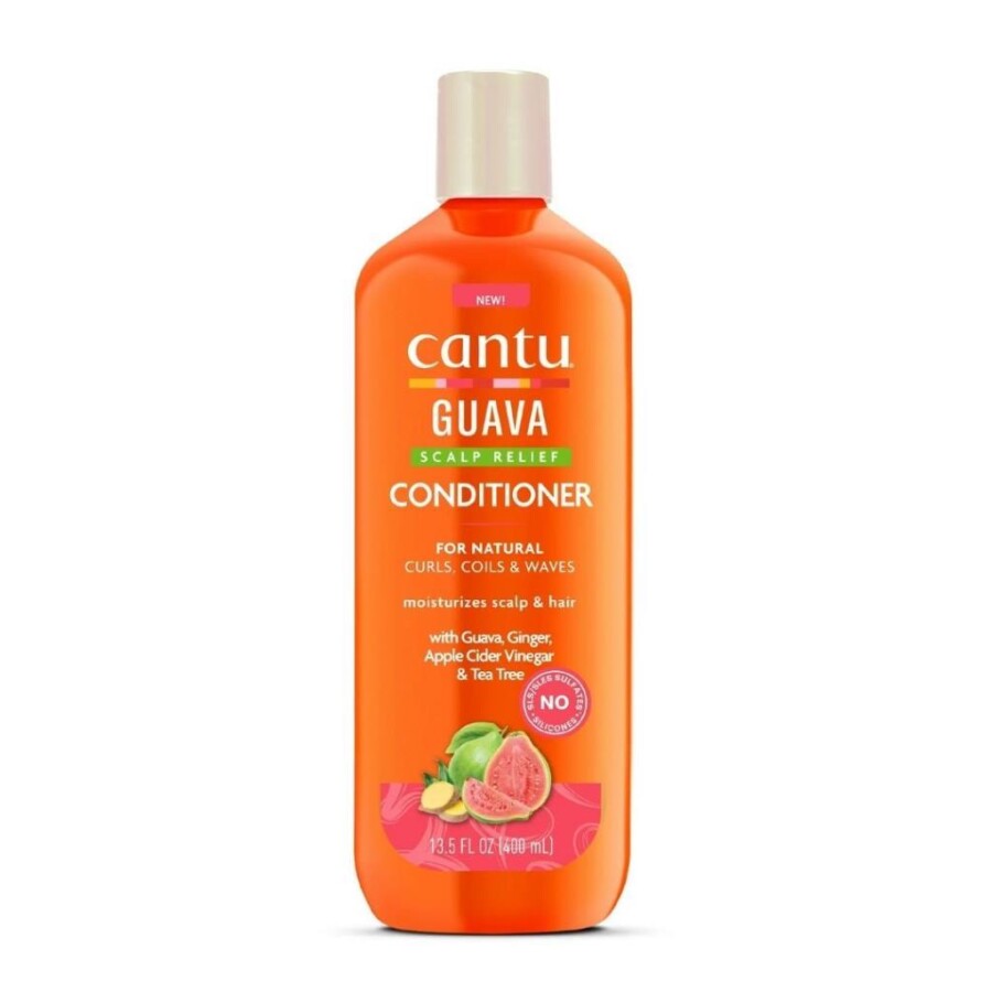 Cantu Guava Kıvırcık ve Dalgalı Saçlar için Saç Derisi Rahatlatıcı Saç Kremi 400 ml - 1