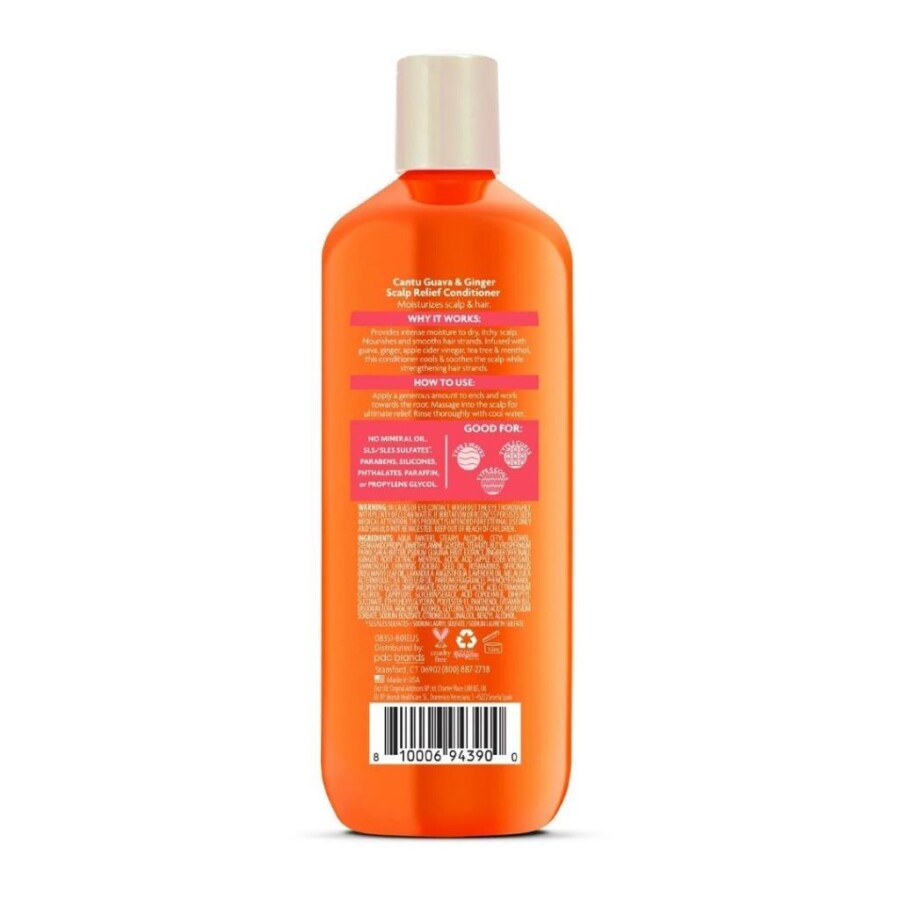 Cantu Guava Kıvırcık ve Dalgalı Saçlar için Saç Derisi Rahatlatıcı Saç Kremi 400 ml - 2