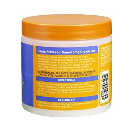 Cantu Kadın Keten Tohumlu Saç Pürüzsüzleştirici Krem Jel 453 gr - 2